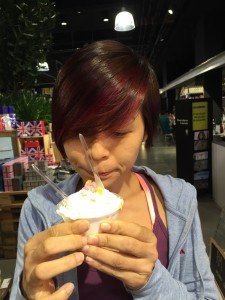Rebecca Saw - green curry gelato @ Publika