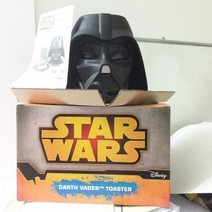 The cool Star Wars Darth Vader toaster